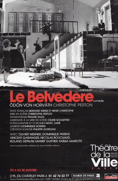 Le Belvédère - affiche